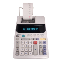 Sharp EL-1801V 12-Digit Printing Calculator