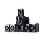 BeFree Sound BFS-460 5.1-Channel Bluetooth Surround Sound Speaker System, 11inH x 19inW x 22inD, Black, 99595506M