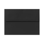 LUX Invitation Envelopes, A7, Peel & Stick Closure, Midnight Black, Pack Of 500