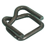 Partners Brand Heavy Duty Wire Buckles For Poly Strapping,, 1/2in, Case Of 1,000