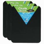 Flipside Chalkboards, 18in x 24in, Black, Pack Of 3 Boards