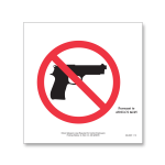 ComplyRight State Weapons Law Poster, English, District Of Columbia, 8-1/2in x 11in