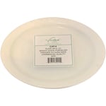 Hoffman Vertex China Catalina Collection Narrow Rim Plates, 6-1/2in, Bright White, Case Of 36 Plates