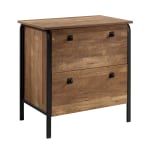 Sauder Station House 29-5/8inW x 17-3/4inD Lateral 2-Drawer File Cabinet, Etched Oak