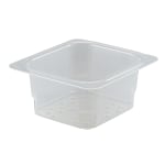 Cambro Translucent GN 1/6 Colander Pans, 5inH x 6-3/8inW x 3inD, Pack Of 6 Colanders