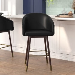 Boss Office Products Contract Mesh Drafting Stool, Black