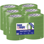 Tape Logic 3200 Painters Tape, 3in Core, 1in x 180ft, Green, Case Of 36