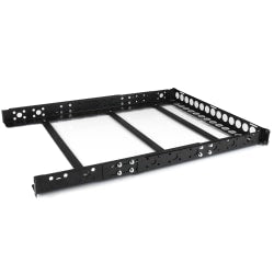 StarTech.com 1U Fixed 19 Adjustable Depth Universal Server Rack Rails