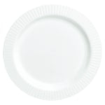 Amscan Plastic Plates, 10-1/4in, White, Pack Of 16 Plates