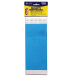 C-Line DuPont Tyvek Security Wristbands, 3/4in x 10in, Blue, 100 Wristbands Per Pack, Set Of 2 Packs