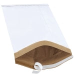 Partners Brand White Self-Seal Padded Mailers, #5, 10 1/2in x 16in, Pack Of 25