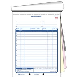 TOPS Purchase Order Book, Carbonless, 3 Parts, 5-1/2inx7-7/8in