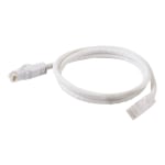 C2G 150ft Cat6 Snagless Unshielded (UTP) Ethernet Cable - Cat6 Network Patch Cable - PoE - White - Patch cable - RJ-45 (M) to RJ-45 (M) - 150 ft - CAT 6 - molded, snagless, stranded - white