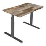 Vari Electric Standing Desk, Electric 60inW, Reclaimed Wood