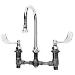 T&S Brass Deck-Mount Medical Faucet With Gooseneck Spout, 10-11/16in x 16in, Chrome