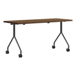 HON Between Nesting Table, 29inH x 72inW x 30inD, Brown/Black