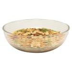 Cambro Camwear Round Ribbed Bowls, 23in, Clear, Set Of 4 Bowls