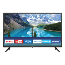 Supersonic SC-4316STV 43in Smart LED-LCD TV - HDTV - Black - Direct LED Backlight - Netflix, YouTube, VUDU, Pandora - 1920 x 1080 Resolution