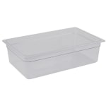 Cambro Full Size Camwear Food Pan, 8in x 21in x 12in, Clear