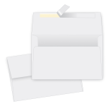 Quality Park Redi-Strip Photo Envelopes, 4 1/2in x 6 1/4in, Self-Adhesive, White, Pack Of 50