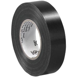 Tape Logic 6180 Electrical Tape, 1.25in Core, 0.75in x 60ft, Black, Case Of 200