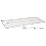 Focus Foodservice Chrome-Plated Wire Shelf, 2inH x 30inW x 18inD