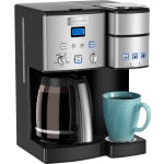 Cuisinart Coffee Center 12-Cup & Single Serve Coffee Maker, Black/Chrome