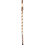 Brazos Walking Sticks Twisted Hickory Handcrafted Walking Stick, 55in