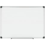 Bi-silque Bi Office Maya Magnetic Dry-Erase Whiteboard, 960in x 484in, Aluminum Frame With Silver Finish