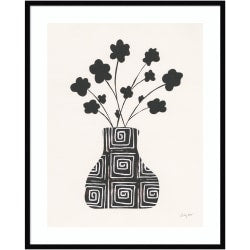 Amanti Art Wild Cactus Garden by Allison Pearce Wood Framed Wall Art Print, 41inW x 33inH, Gray