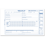 Rediform Carbonless 2-part Drivers Daily Log Book - 2 PartCarbonless Copy - 5.37in x 8.75in Form Size - White - Black Print Color - Recycled - 1 / Each