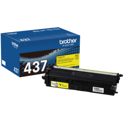 Brother Genuine TN437Y Ultra High-Yield Yellow Toner Cartridge