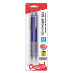 Pentel Graph Gear 800 Mechanical Drafting Pencils, 0.7 mm, Blue Barrel, Pack Of 2