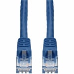 AddOn 10ft Blue CAT 6 PVC Ethernet Cable Snagless Bubble Boot RJ-45 M/M - 10 ft Category 6 Network Cable for Network Device - First End: 1 x RJ-45 Network - Male - Second End: 1 x RJ-45 Network - Male - Patch Cable - CM - 28 AWG - Blue - 1