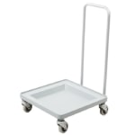 Cambro Camdolly Dish Rack Dolly, With Handle, 37inH x 20-7/8inW, Gray