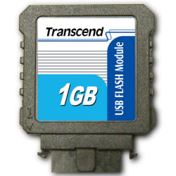 Transcend 1GB USB 2.0 Flash Module (Vertical) - 1 GB - USB