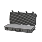 SKB Cases iSeries Protective Case With Foam And Wheels, 36-1/2in x 14-1/2in x 6in, Black