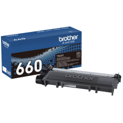 Brother TN-660 High-Yield Black Toner Cartridge, TN-660BK