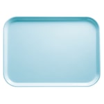 Cambro Camtray Rectangular Serving Trays, 15in x 20-1/4in, Sky Blue, Pack Of 12 Trays