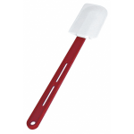 Hoffman High-Heat Silicone Spatulas, 10in, Red/White, Pack Of 12 Spatulas