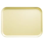 Cambro Camtray Rectangular Serving Trays, 14in x 18in, Lemon Chiffon, Pack Of 12 Trays