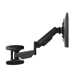 Fellowes Single Arm Wall Mount For Monitors/TVs Up To 42in, 18 13/16inH x 8 7/8inW x 20 1/4inD, Black, 8043501