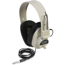 Califone Deluxe 2924AVPS - Headphones - full size - wired - 3.5 mm jack - beige