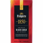 Folgers Ground 1850 Black Gold Coffee, Dark, 12 Oz