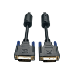 Eaton Tripp Lite Series DVI Dual Link Cable, Digital TMDS Monitor Cable (DVI-D M/M), 20 ft. (6.09 m) - DVI cable - dual link - DVI-D (M) to DVI-D (M) - 20 ft - molded - black