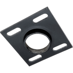 Peerless 4in X 4in Ceiling Plate - Steel - 250 lb