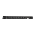 Tripp Lite 1.9kW Single-Phase Switched PDU, LX Platform Interface, 120V Outlets (8 5-15/20R), NEMA L5-20P, 12 ft. Cord, 1U Rack, TAA - Power distribution unit (rack-mountable) - 20 A - AC 100/120/127 V - 2.03 kW - 1-phase