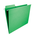 Smead FasTab Hanging File Folder, Letter Size, Green, Box Of 20