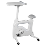 Flexispot V9 Desk Exercise Bike With Notebook Tray, White