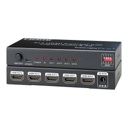 KanexPro 4K UHD HDMI 1x4 Port Splitter - 60 Hz to 60 Hz - 1 x HDMI In - 4 x HDMI Out - USB